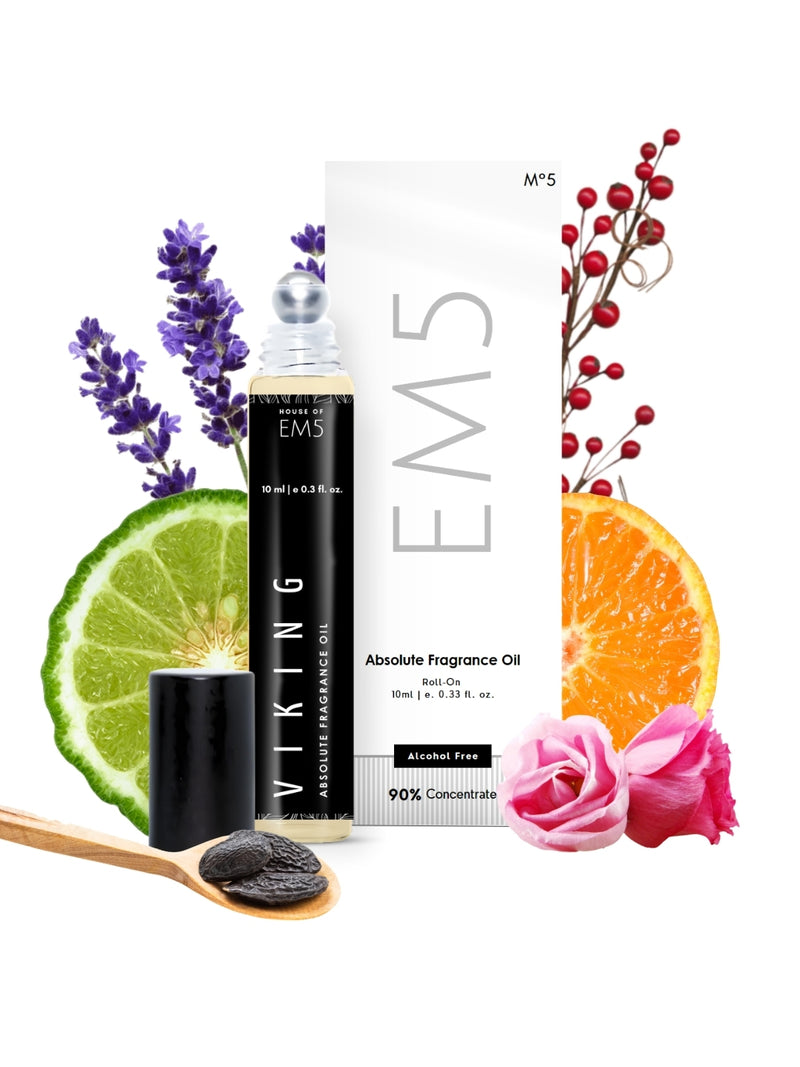 EM5™ Viking Perfume Oil Roll On (Attar) 90 Concentrate NonAlcoholi