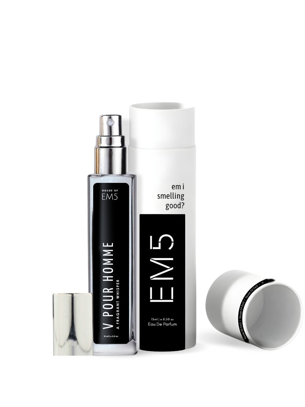 EM5™ V Pour Homme Perfume for Men | Eau De Parfum Spray | Citrus Aromatic Fresh Spicy Fragrance Accords | Luxury Gift for Him | Sizes Available: 50 ml / 15 ml - House of EM5