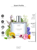 EM5™ V Pour Homme Perfume for Men | Eau De Parfum Spray | Citrus Aromatic Fresh Spicy Fragrance Accords | Luxury Gift for Him | Sizes Available: 50 ml / 15 ml - House of EM5