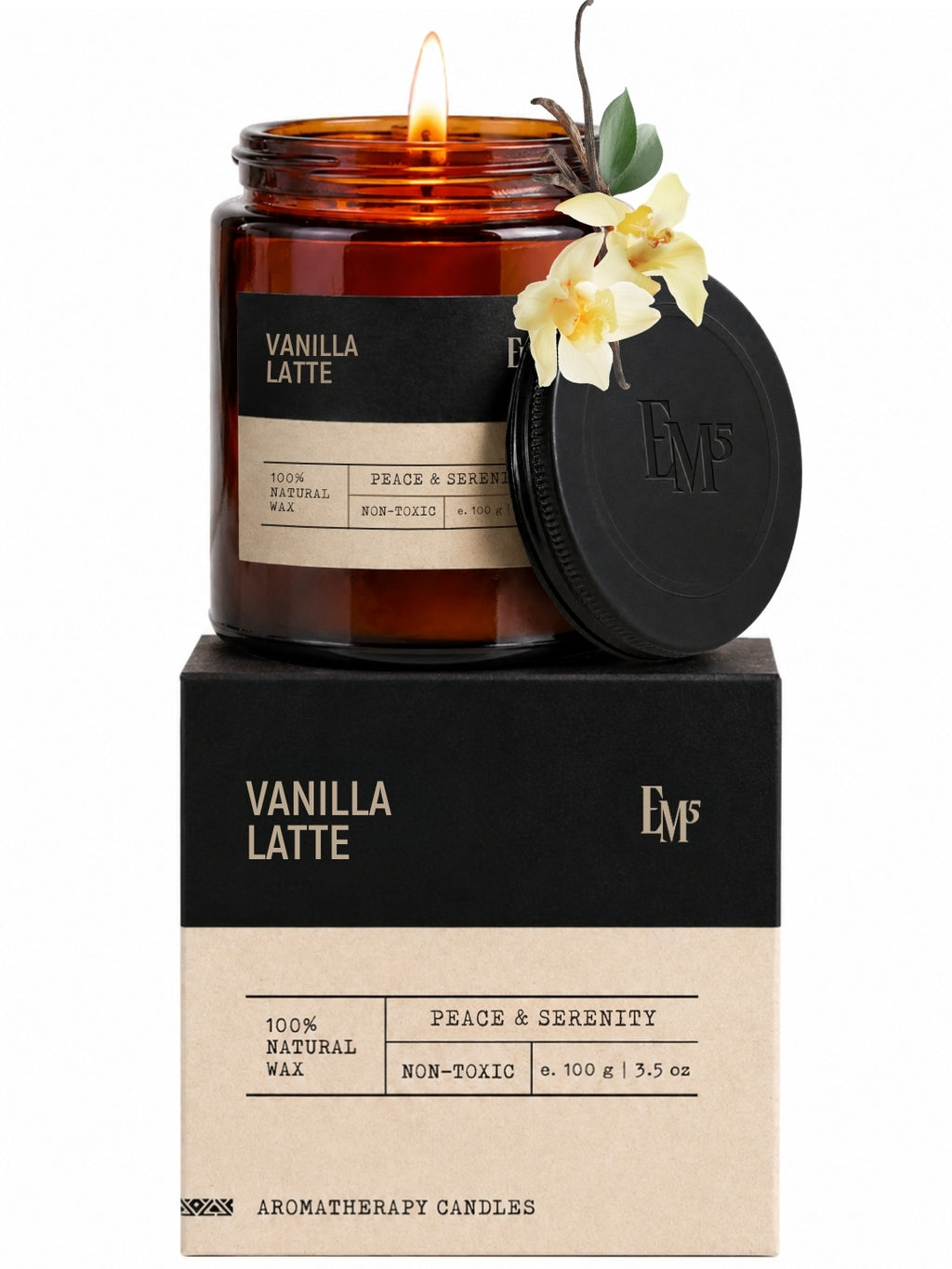 Vanilla Latte | Aromatherapy Scented Candle