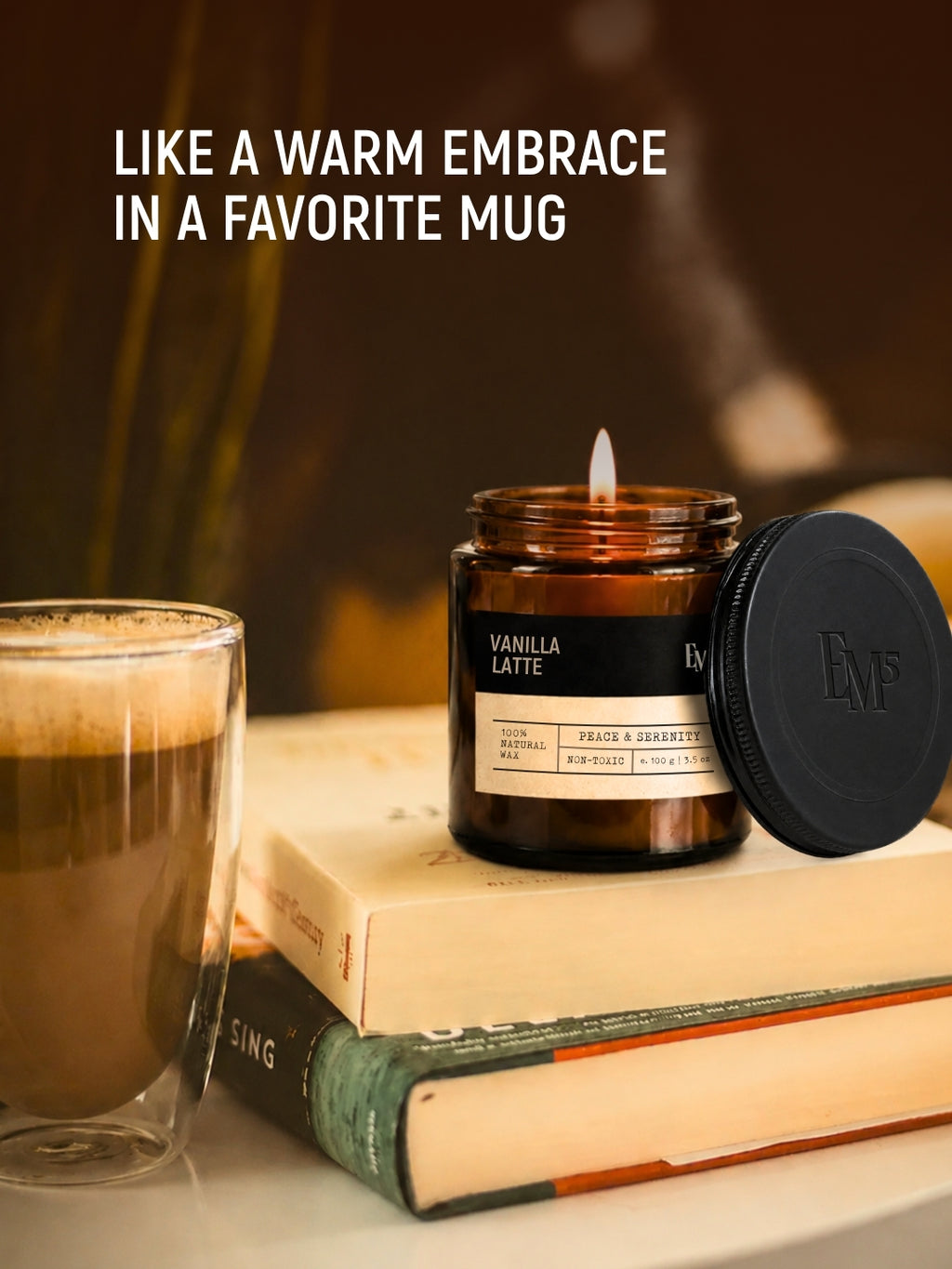 Vanilla Latte | Aromatherapy Scented Candle