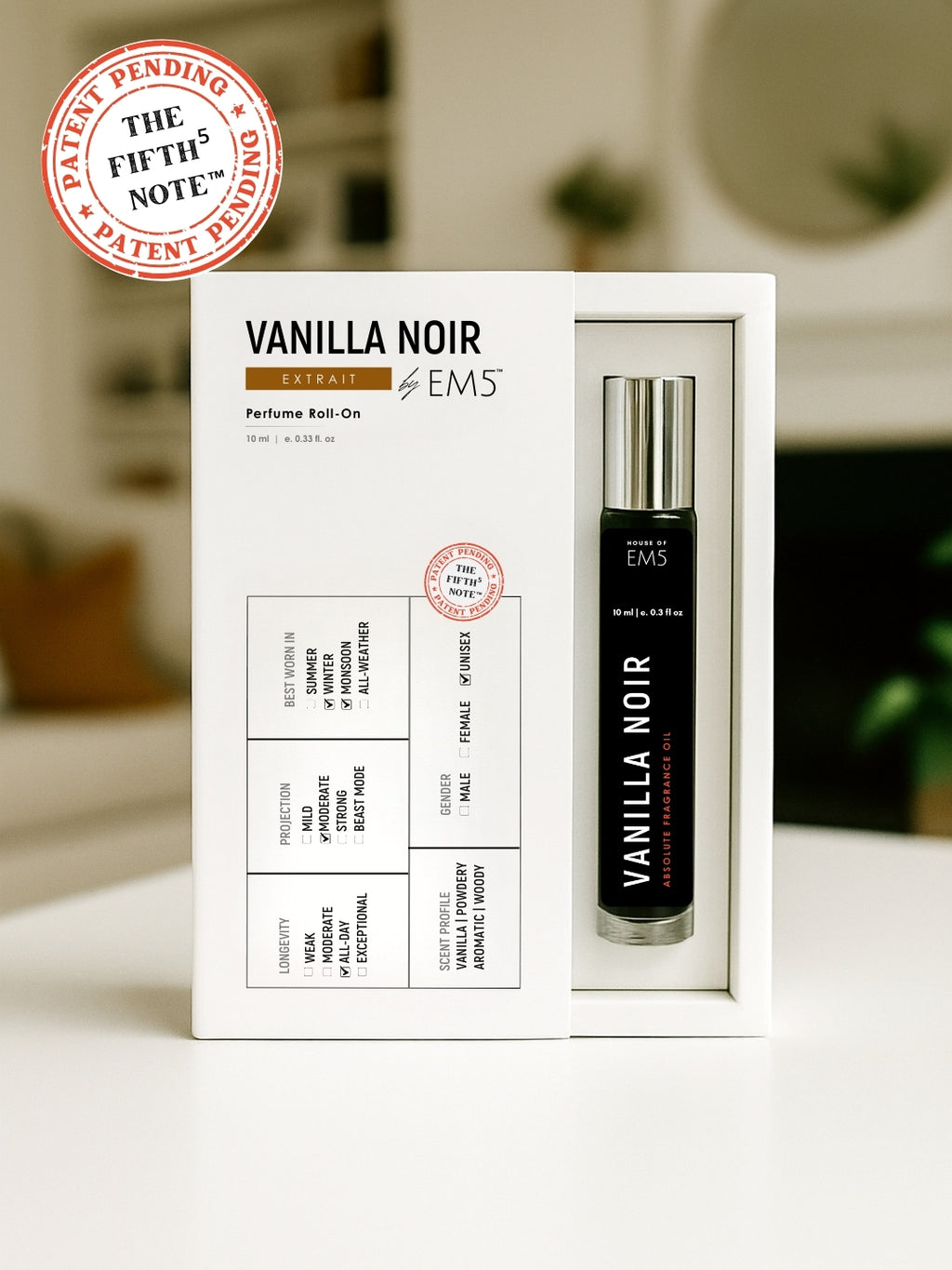 Vanilla Noir Perfume Roll-On
