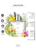 EM5™ Vela Perfume for Women | Eau De Parfum Spray | Citrus Patchouli Woody Fragrance Accords | Luxury Gift for Her | Sizes Available: 50 ml /  15 ml - House of EM5