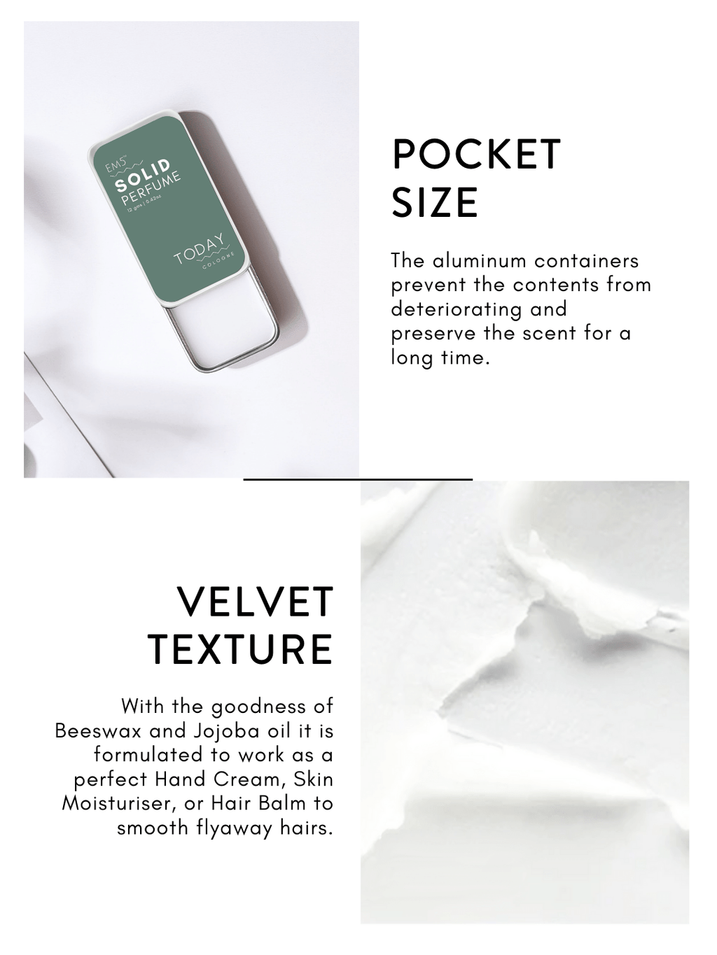 Women Set of 4 Solid Perfumes