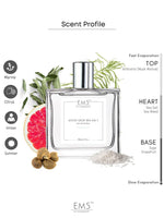 EM5™  Wood Sage Sea Salt Unisex Perfume | Eau De ParfumSpray for Men & Women | Aromatic Musky Marine Fragrance Accords | Luxury Gift for Him / Her | Sizes Available: 50 ml / 15 ml - House of EM5