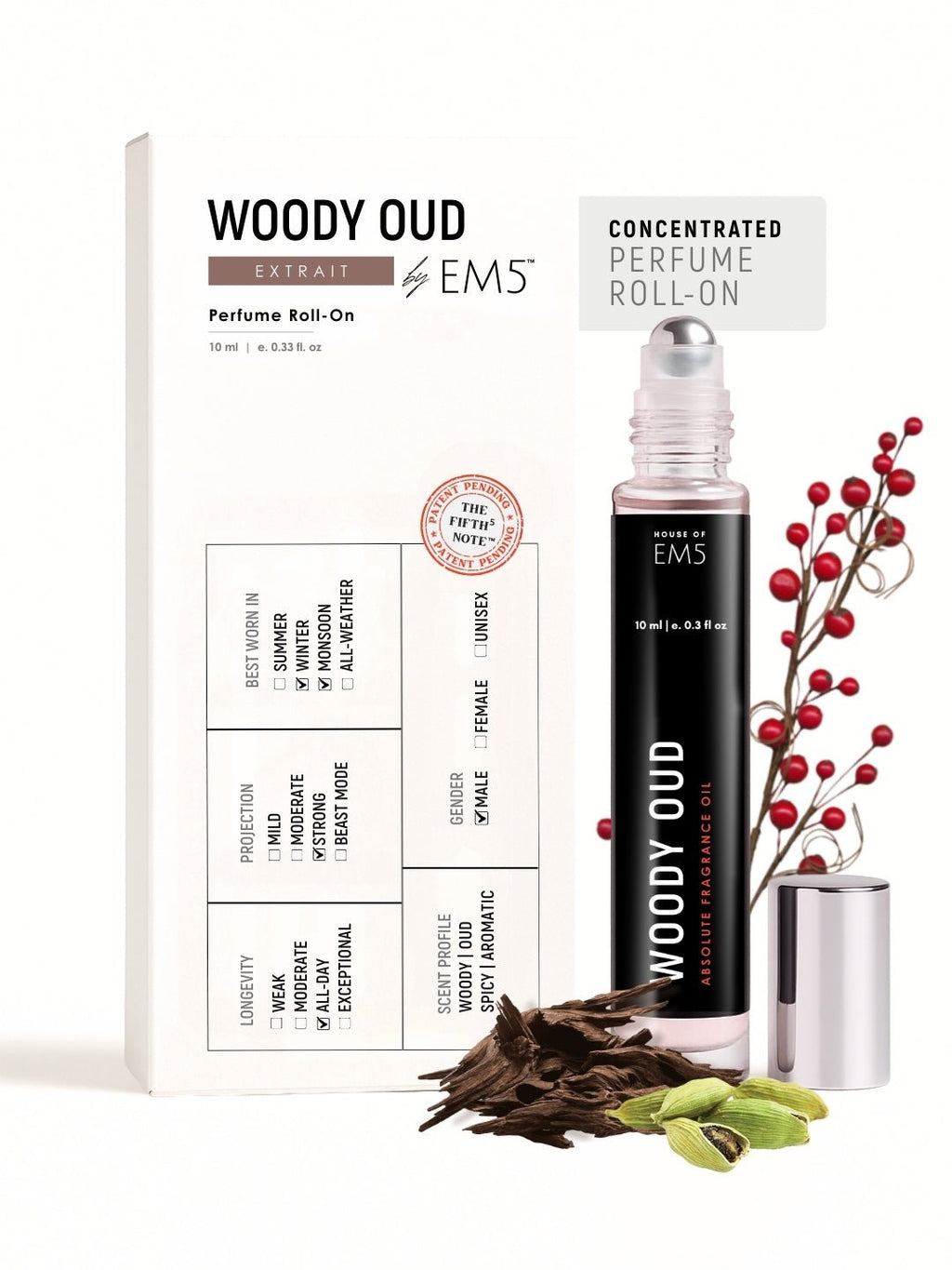 Woody Oud Perfume Roll-On