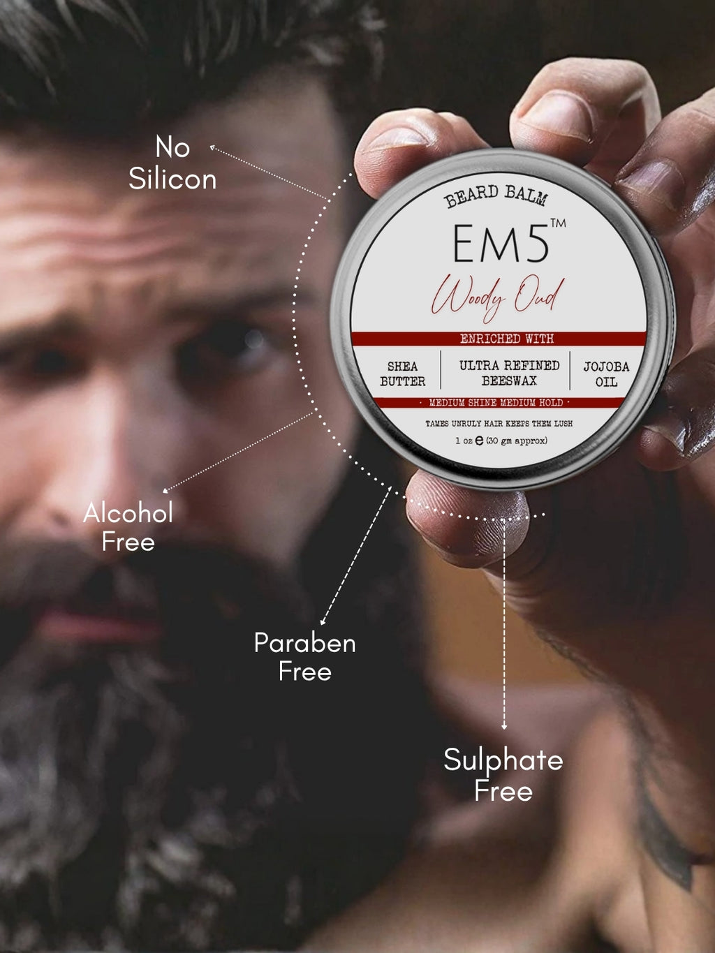 Woody Oud | Organic Beard Balm