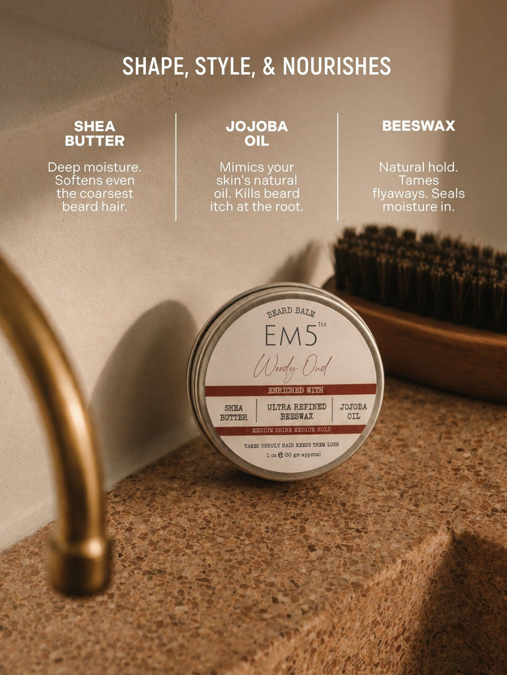 Woody Oud | Organic Beard Balm