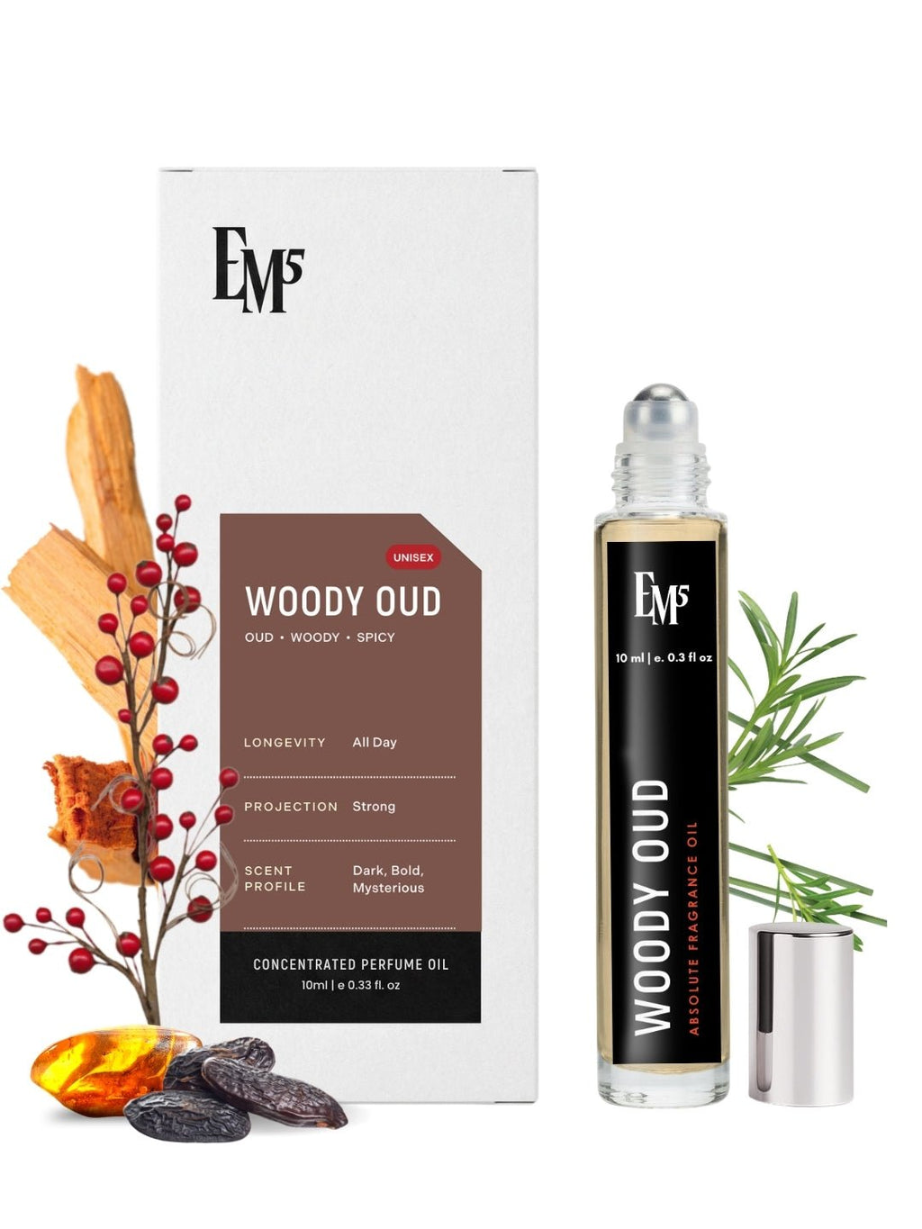 Woody Oud Perfume Roll-On