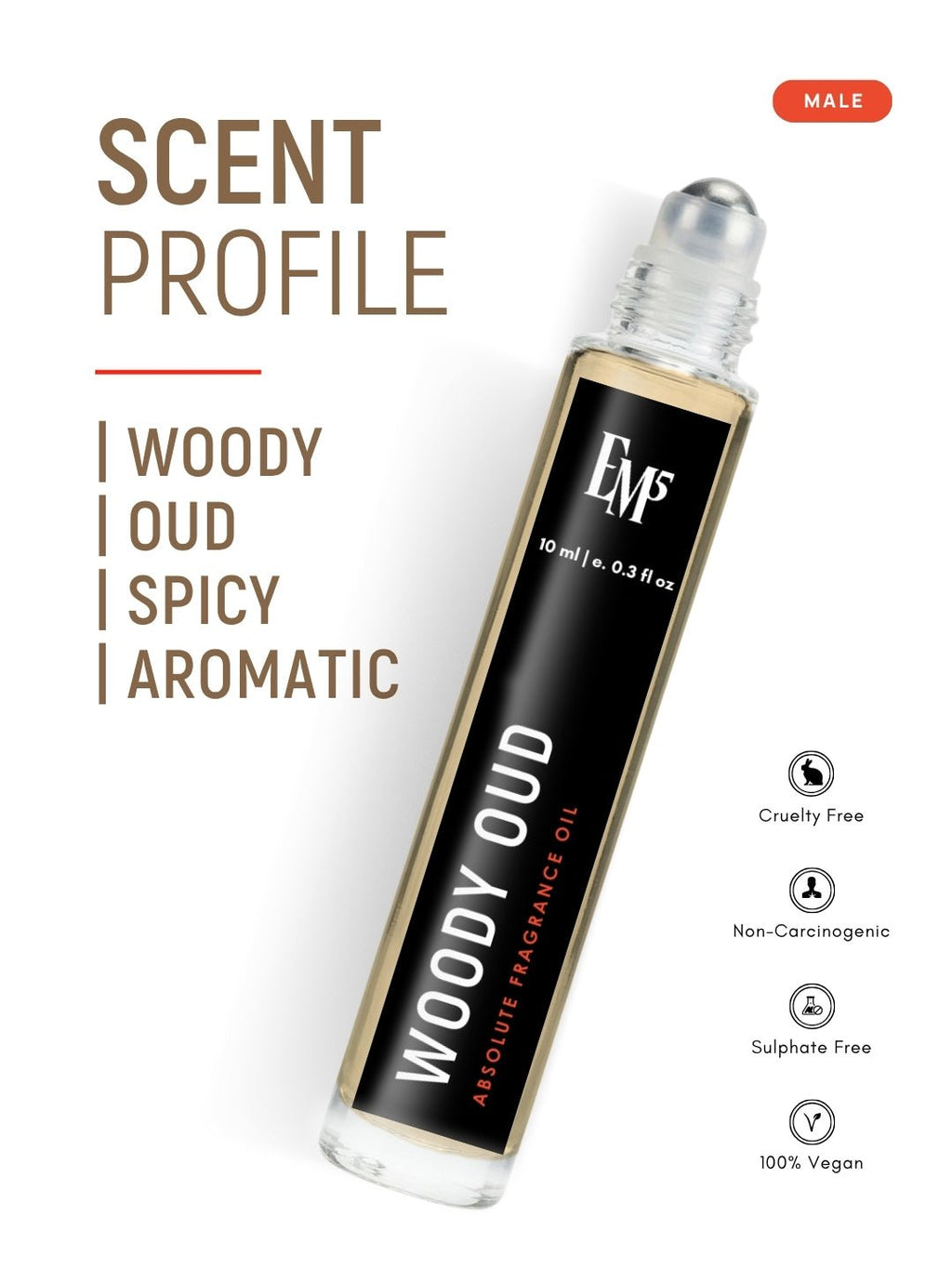 Woody Oud Perfume Roll-On