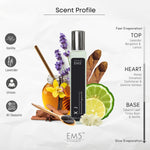 EM5™ XJ Unisex Perfume | Strong and Long Lasting | Vanilla Honey Tobacco | Luxury Gift for Men / Women | 50 ml Spray / 10ml Alcohol Free Roll On