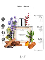 EM5™ Your's Intense Perfume for Men | Vanilla Cinnamon Warm Spicy Amber Fragrance | 50 ml Eau de Parfum Spray | Luxury Gift for Him