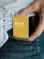 EM5™ Harbour | Solid Perfume for Men | Alcohol Free Strong lasting fragrance | Fruity Fresh Tropical | Goodness of Beeswax + Shea Butter