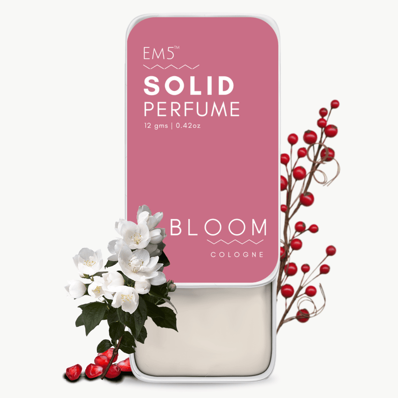 EM5 Bloom Solid Perfume for Women Alcohol Free Strong and