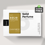 EM5™ Ganymede | Solid Perfume for Men & Women | Alcohol Free | Strong and lasting fragrance | Warm Spicy Leather | Goodness of Beeswax + Shea Butter