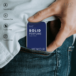 EM5™ Memoir | Solid Perfume for Men & Women | Alcohol Free Strong lasting fragrance | Fresh Citrus Woody | Goodness of Beeswax + Shea Butter