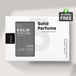 EM5™ Omb Leather | Solid Perfume for Men & Women | Alcohol Free Strong lasting fragrance | Leather Animalic Earthy | Goodness of Beeswax + Shea Butter