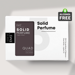 EM5™ Quad | Solid Perfume for Men | Alcohol Free Strong lasting fragrance | Tobacco Vanilla Warm Spicy | Goodness of Beeswax + Shea Butter