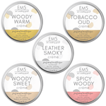 EM5™ HydroBoost Perfumed Moisturizing Crème Set of 5, 30Gms Each | Woody Tobacco Leather | Silicon and Paraben Free | Ultra Absorbing | For all Skin Types
